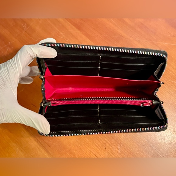 Dooney & Bourke Retro Doodle Vtg Zip Around Wallet - Picture 4 of 6